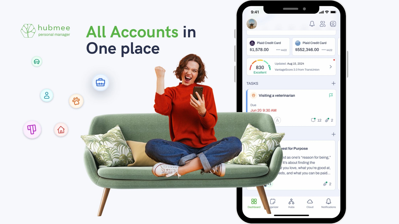 All Your Accounts in One Place: Financial Management with Hubmee